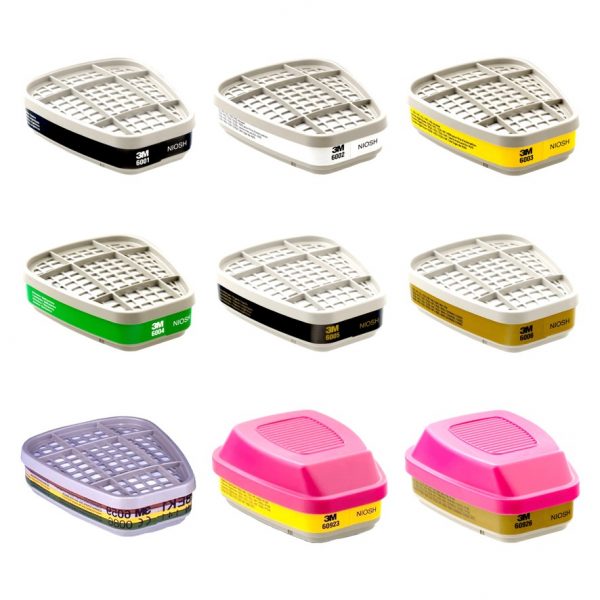 3M - Cartuchos 6001, 6002, 6003, 6004, 6005, 6006, 6007, 6059, 60923, 60926