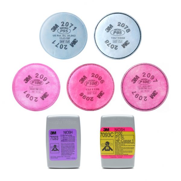 3M - Filtros 2071,2078, 2091, 2096, 2097, 7093, 7093C